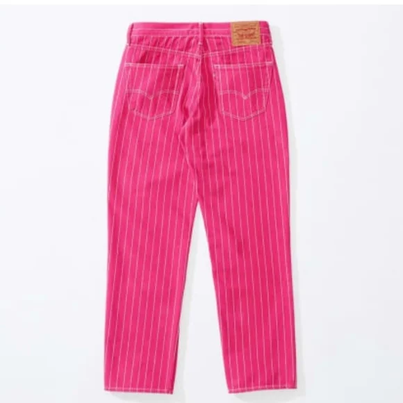Supreme levi's pinstripe jeans sale